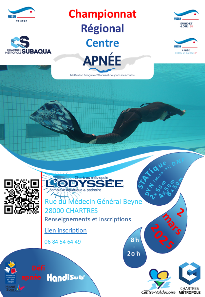 flyer compétition apnée