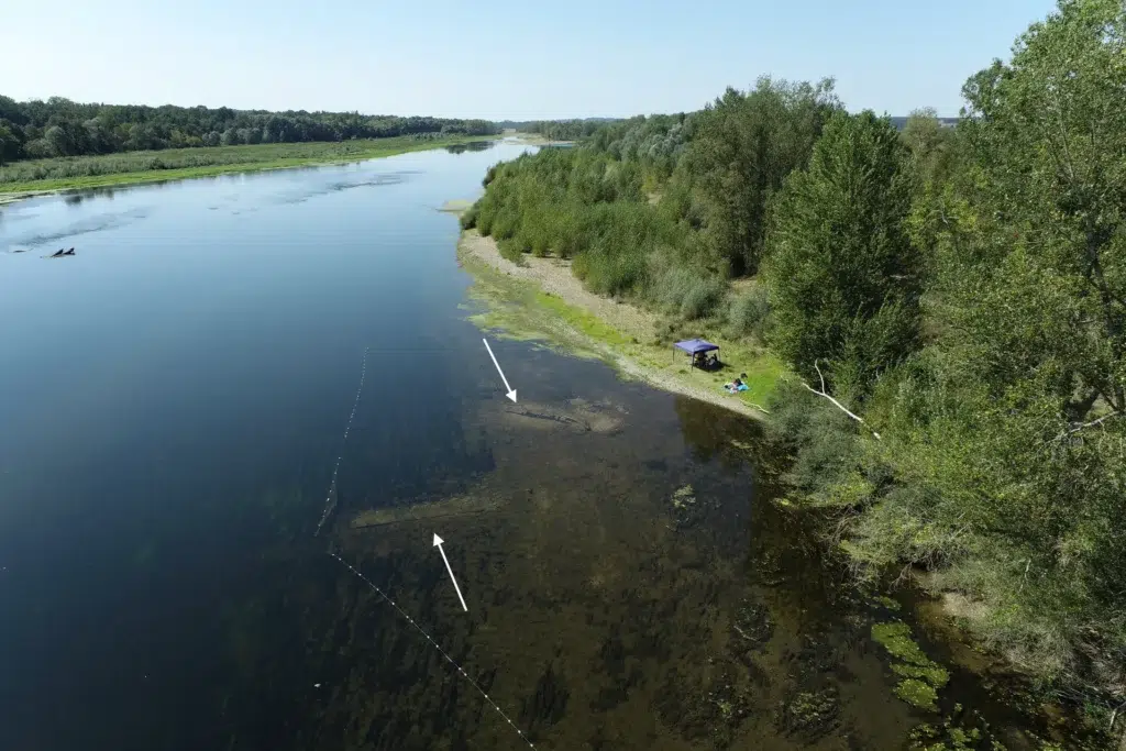 Bord de Loire entre Cangey et Veuves